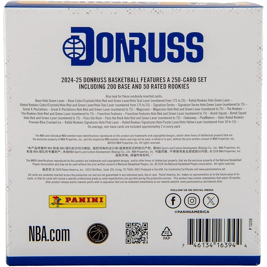 Donruss Mega Box - 150 pcs