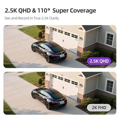 Wireless Wi-Fi Battery Camera 2.5K