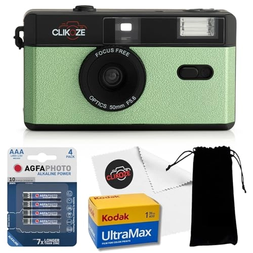 35mm Half-Frame Reloadable Film Camera - fixed-focus