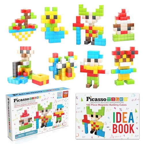 Pixel Magnetic Puzzle Cube - 102 pcs