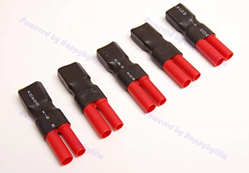 XT60 to 4MM Bullet Adapter - Male Pack of 5