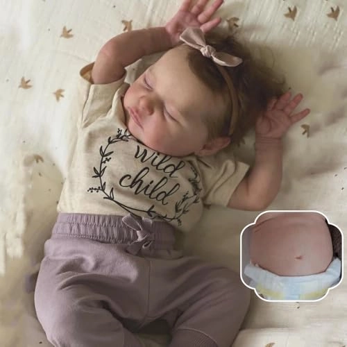 Laura Reborn Baby Doll - 20 inch Vinyl Dark Brown Ages 3+