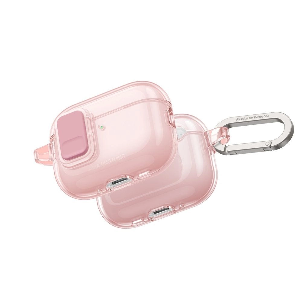 AMAZINGthing Minimal Case for AirPods Pro 3 - Transparent