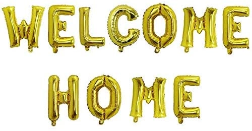 Party Time Trading LLC WELCOME HOME Foil Balloon Decorations - 11pcs Homecoming