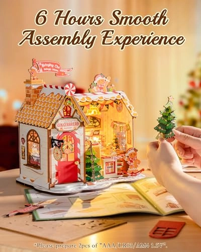 Christmas Dollhouse Gingerbread House