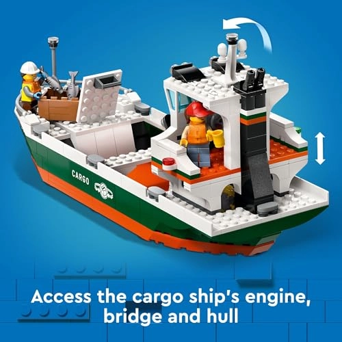 LEGO City Seaside Harbour with Cargo Ship (60422)