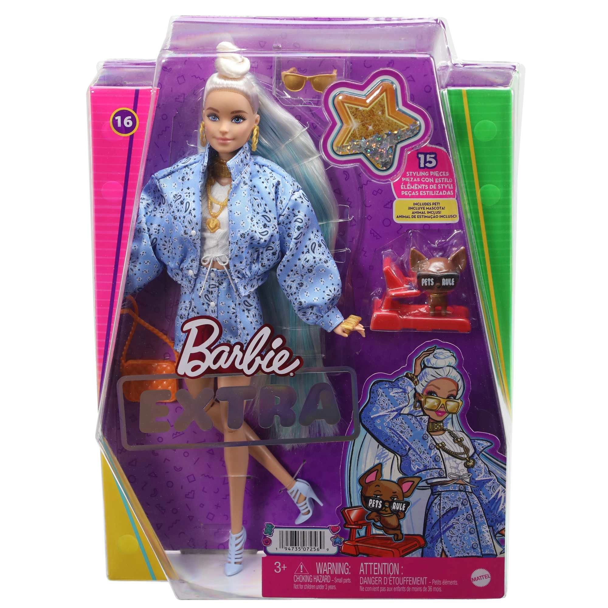 Barbie Extra Fancy - Doll Accessories Matching pet Ages 3+