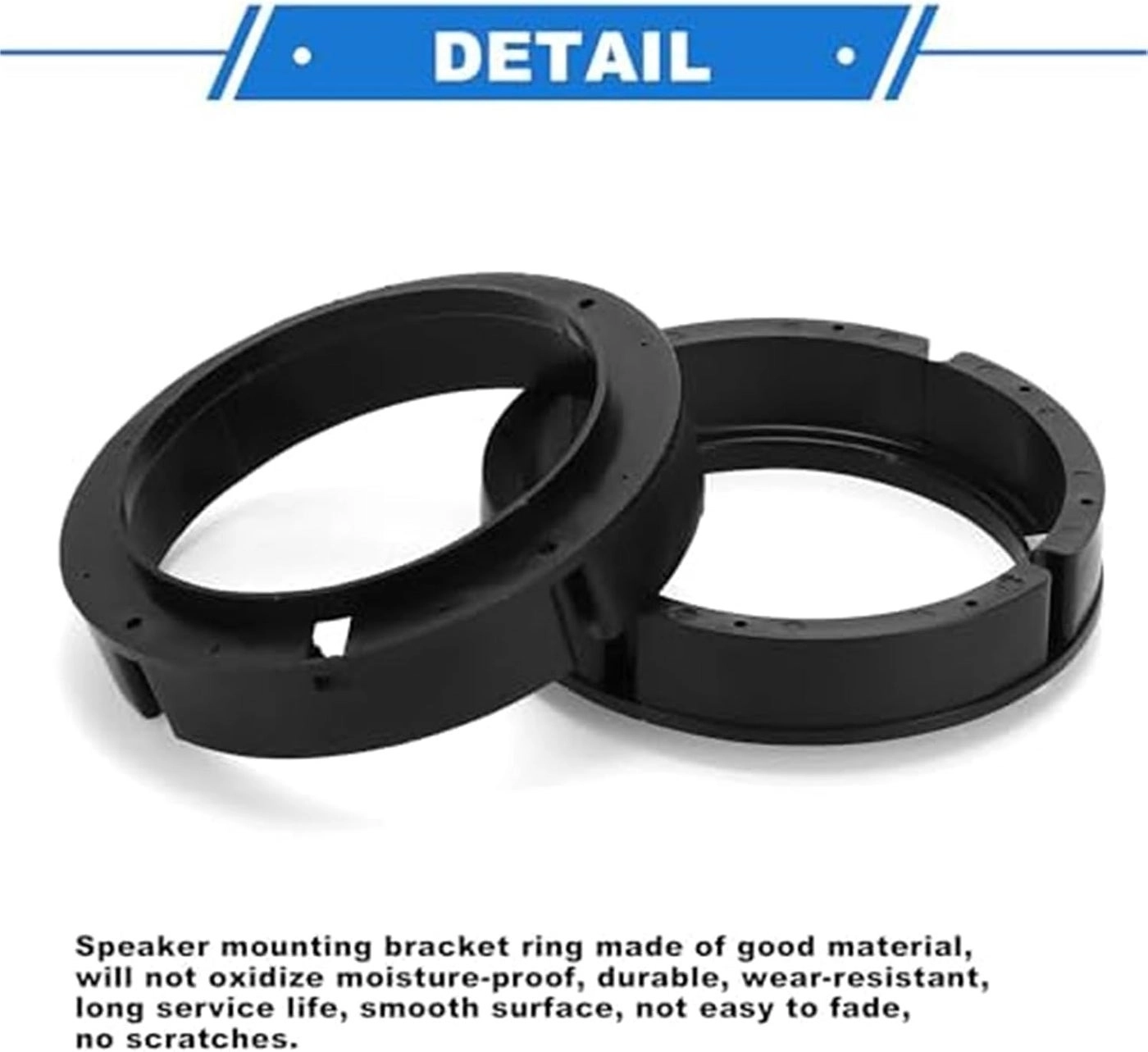 Speaker Spacer Ring Adapter - Jetta 1999-2019 Passat 1999-2018 Bora 1999-2005 Golf 1999-2019 Beetle 1999-2017