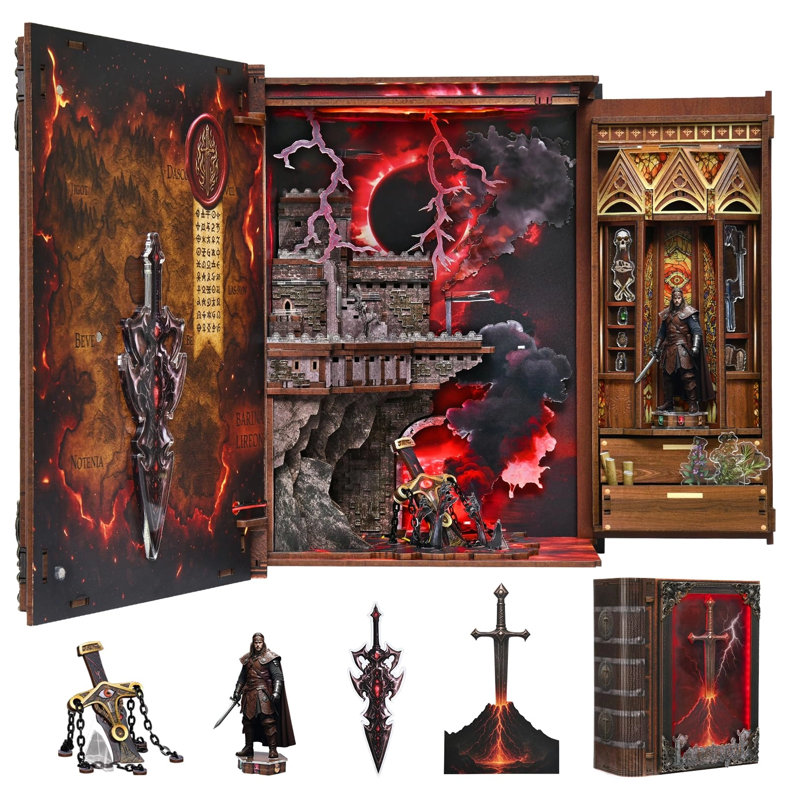 MiniCity Book Nook (MCD-YS01 B-002-US) - The Sword of Fire