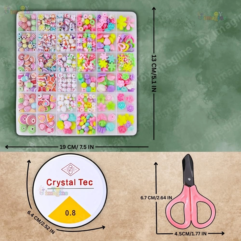 Beads Kit - DIY Bracelet Making Kit for Girls