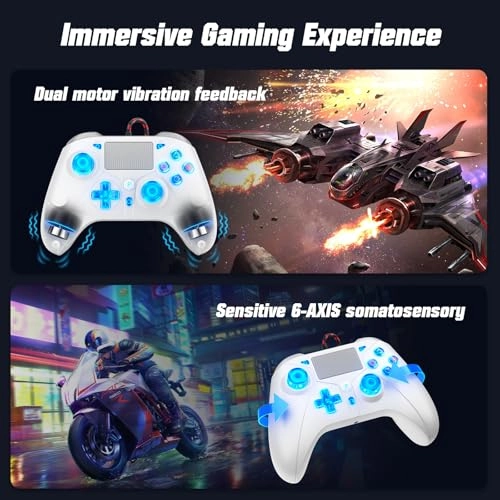 LED Wired Controller - PS5/PS5 Pro/PS5 Slim PS4 PC