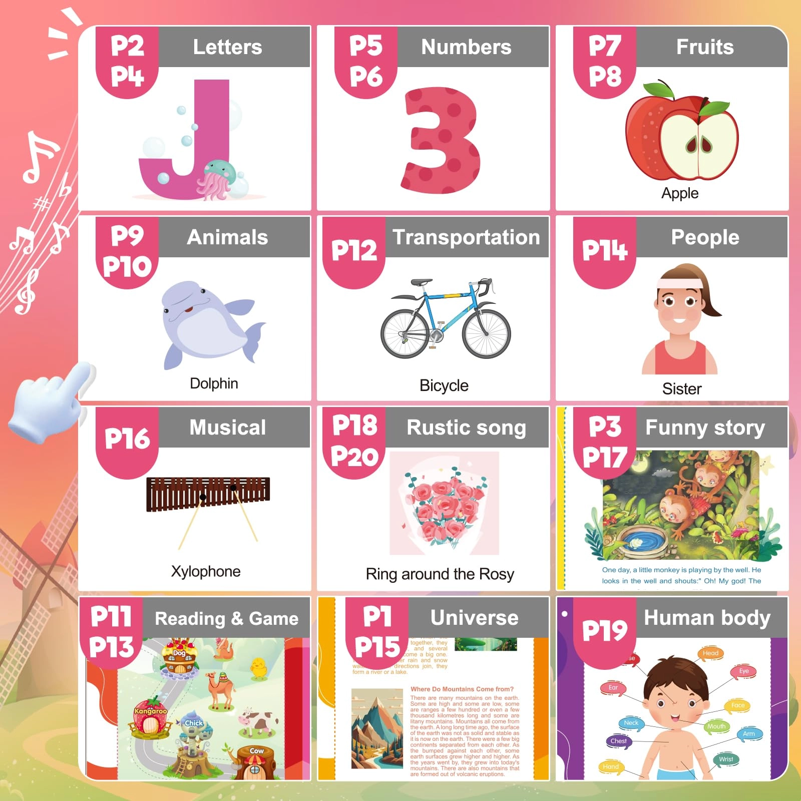 zippyzoom Busy Book Education - 2-5 years