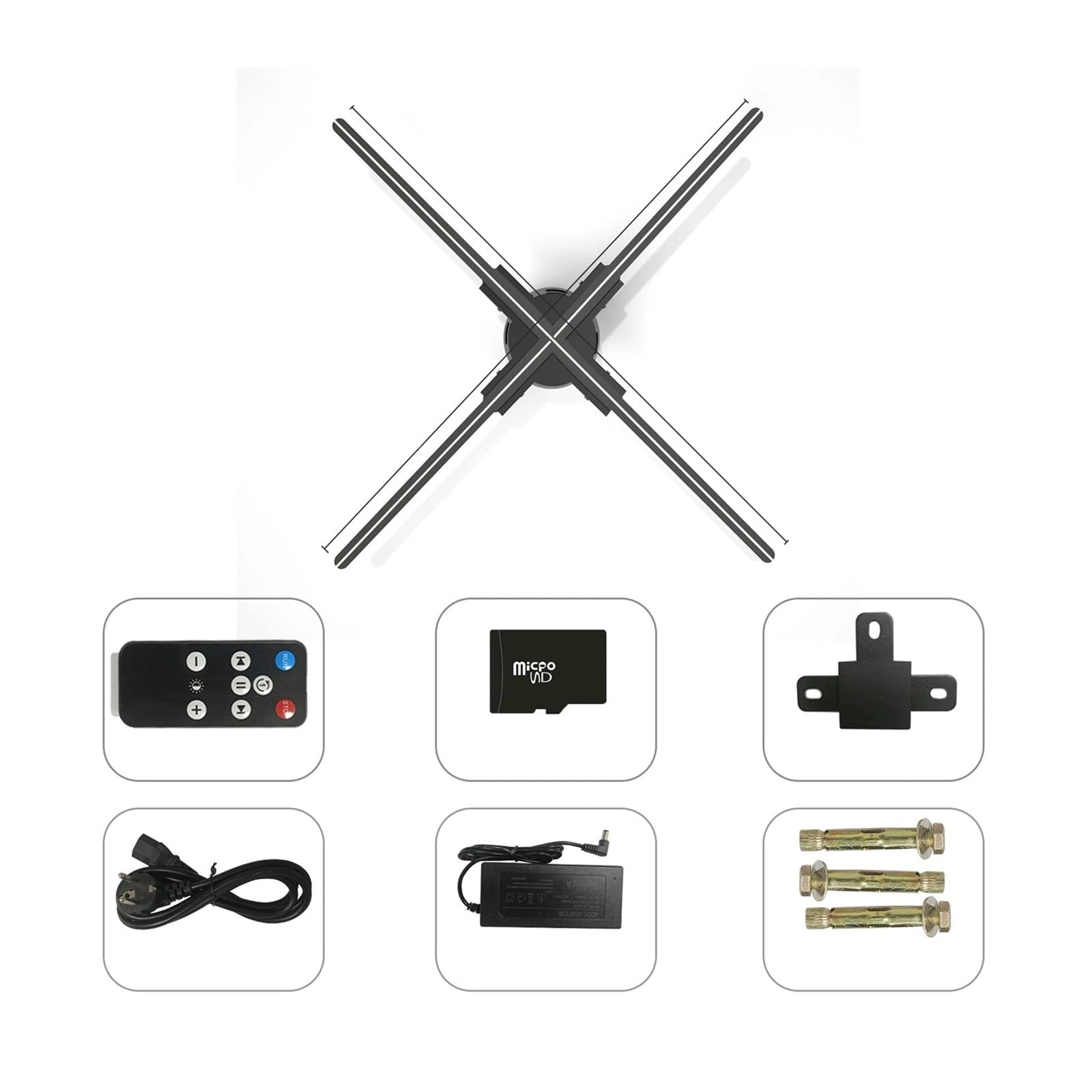 SAFAWOODES 3D Holographic Projector WQXFS5754460