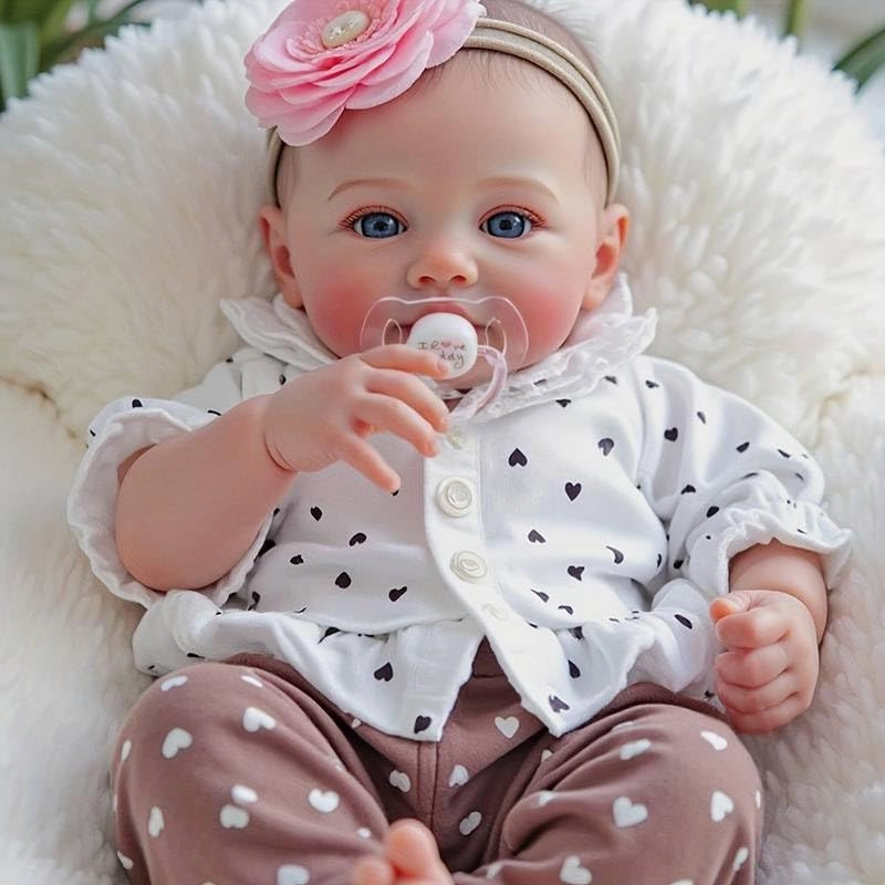 Reborn Baby Doll - 19 Inch Vinyl Cloth Body Ages 3+