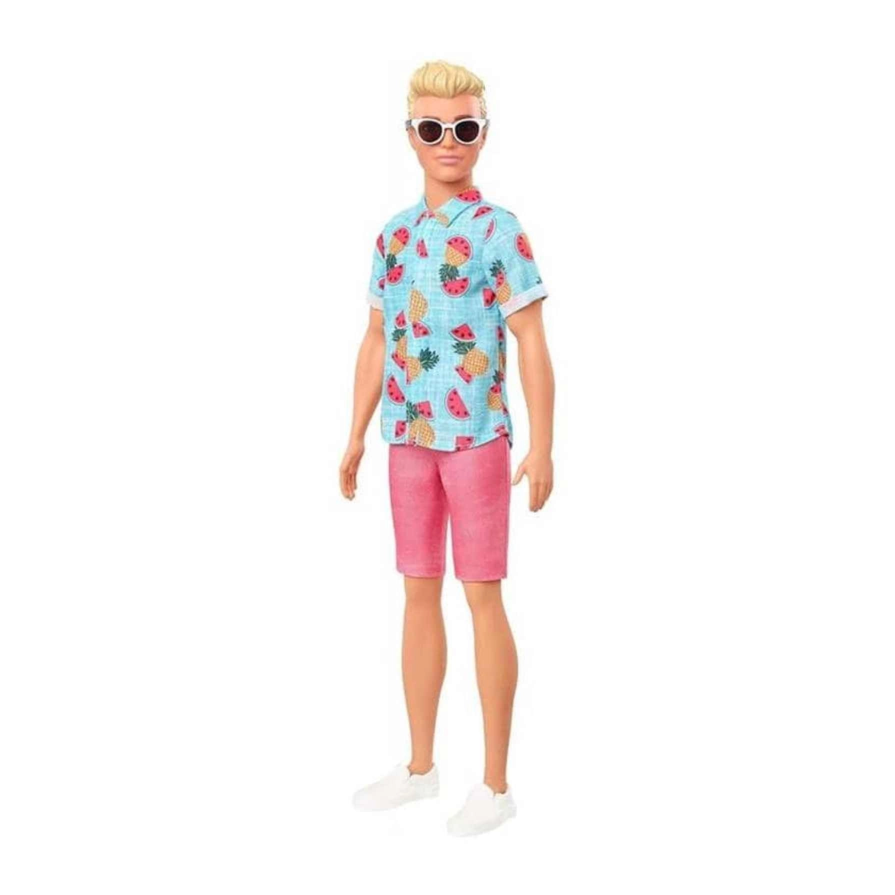 Barbie Ken Doll - Vinyl Sculpted Blonde Hair Ages 3+