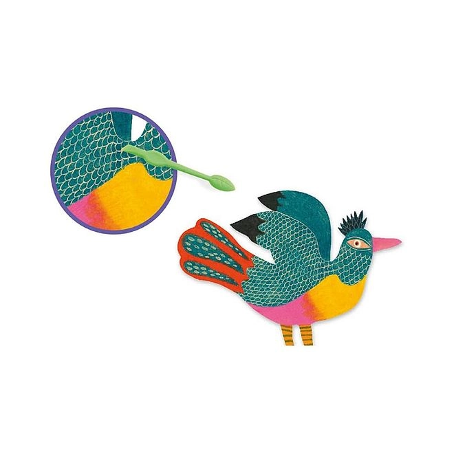 Wild Things Gel Pastel Art Set - 12 Colors Tools & Guide