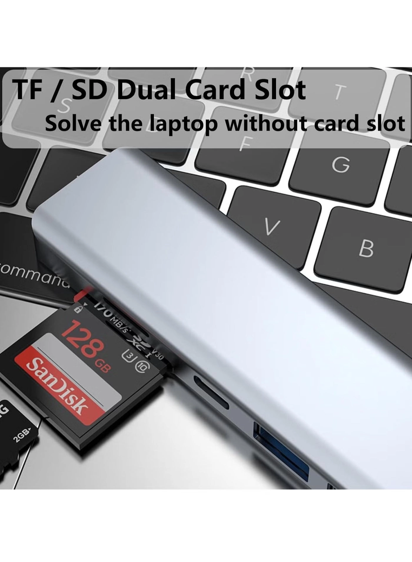 USB C Hub - 4K HDMI 2 USB 3.0 100W PD