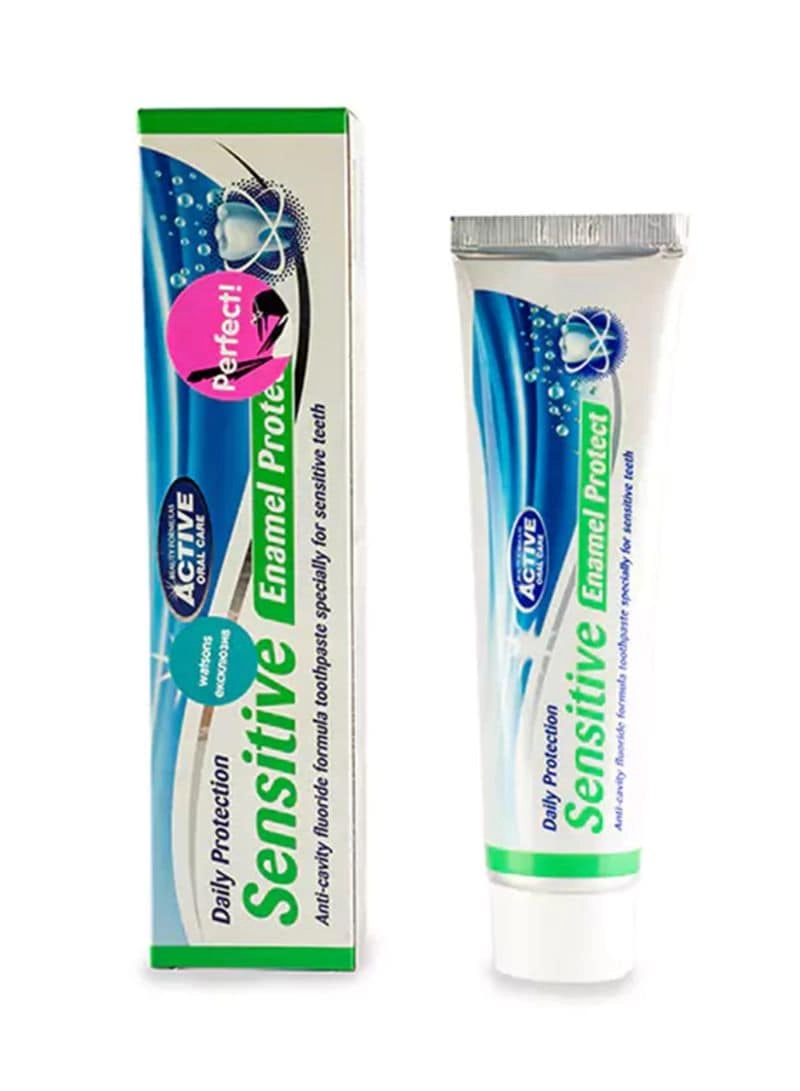 Nutripharm LLC Sensitive Enamel Protect Fluoride Aloe Vera Toothpaste 100ml