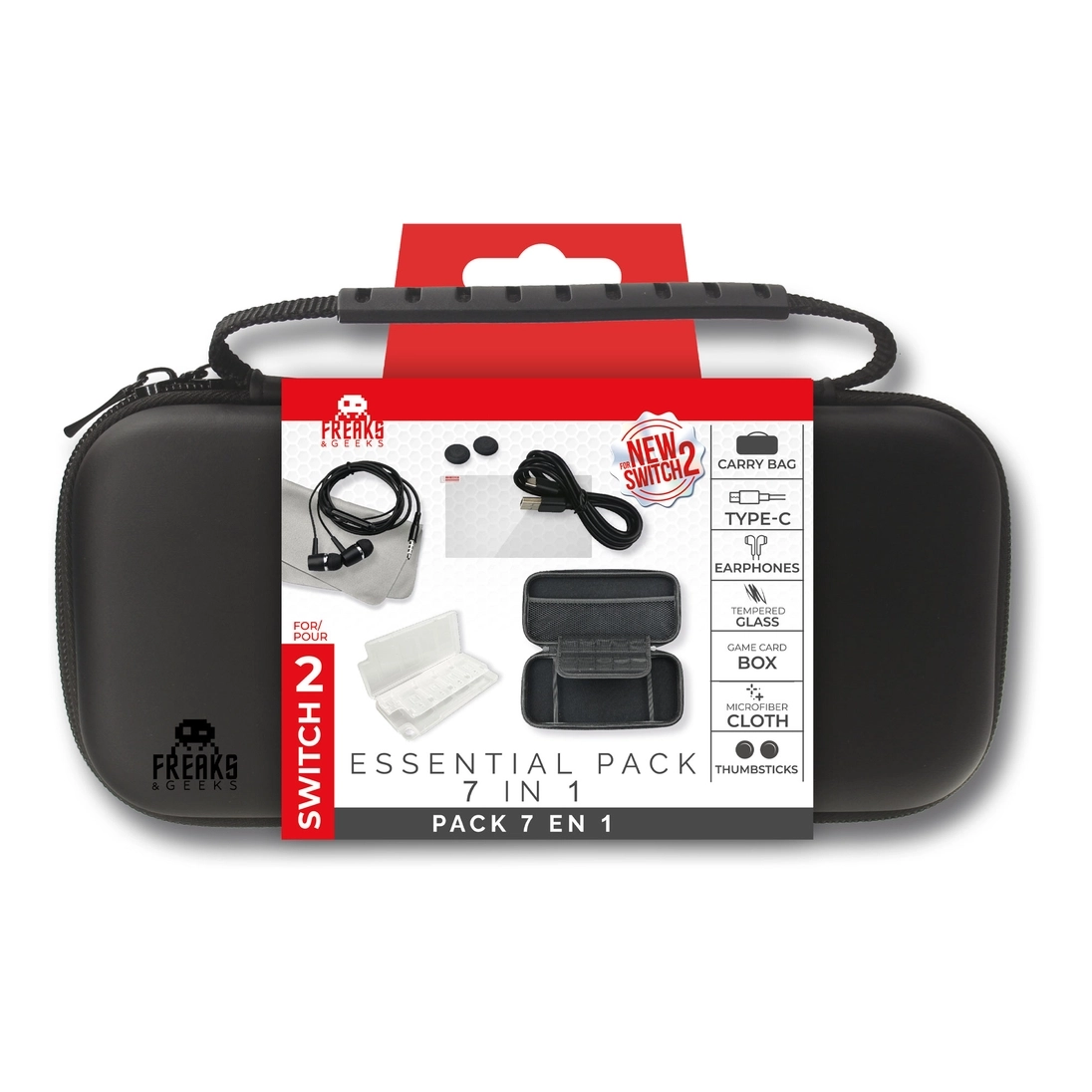 FREAKS & GEEKS Nintendo Switch 2 Essential Pack