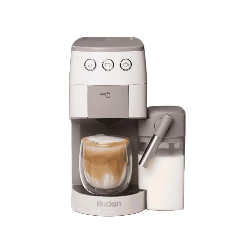 Budan One Touch - 2 in 1 15 Bar Integrated Milk Frother