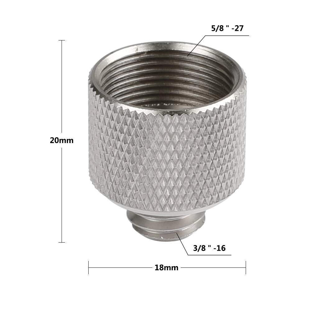 5/8"-27 to 3/8"-16 Adapter - Female to Male 0987