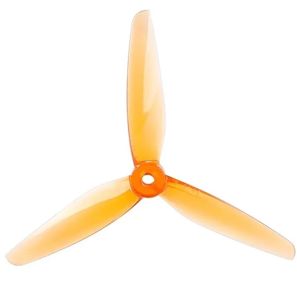 XsidY1011 3 blades 5 inch - 6 Pairs Clear Orange
