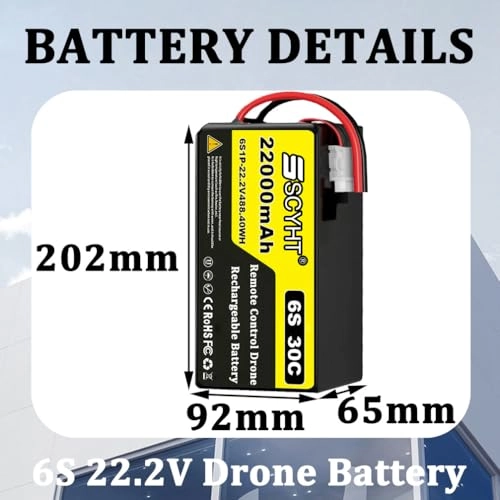 Lipo Battery 6S - 22.2V 22000mAh 30C