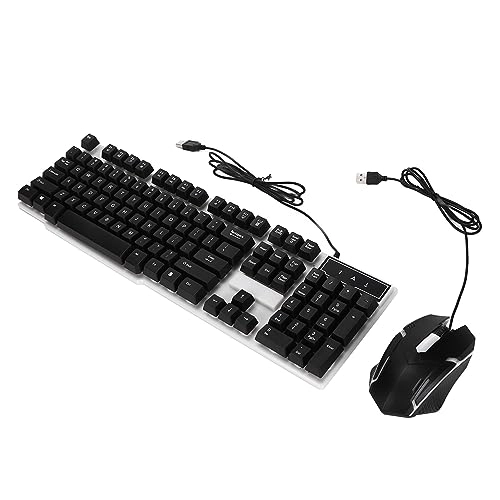 104 Key Ergonomic Backlight Keyboard Combination - Wired
