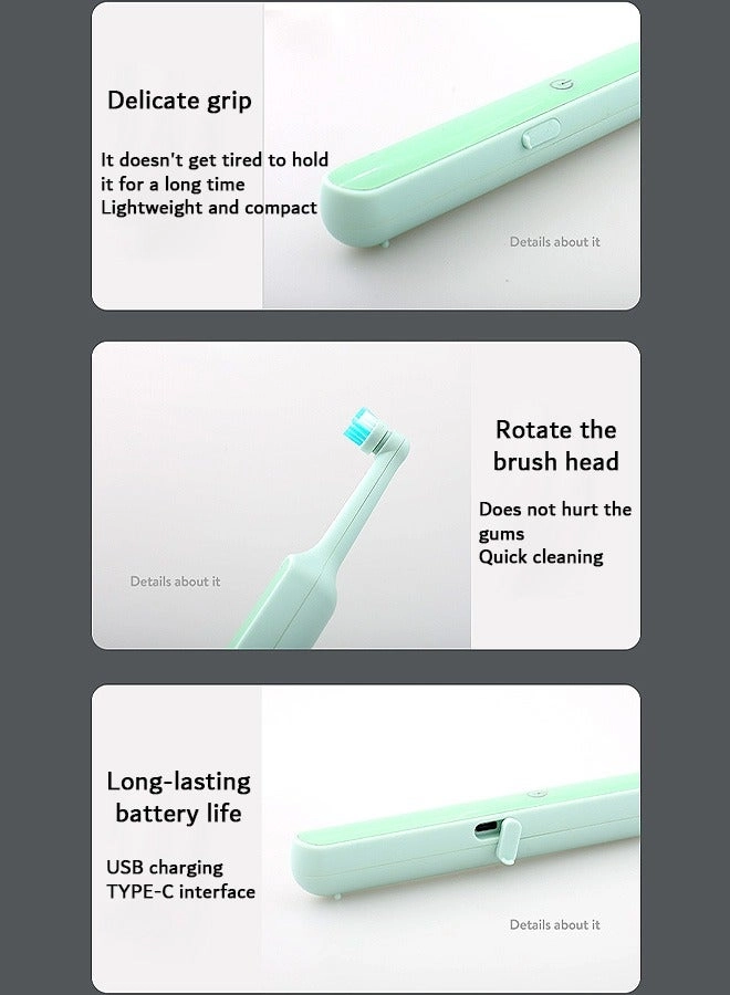 Electric Toothbrush - Rechargeable Rotating 2 Modes