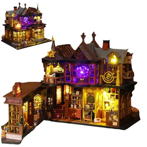 Miniature Wooden Dollhouse Furniture Kit - Creative Room 1:24