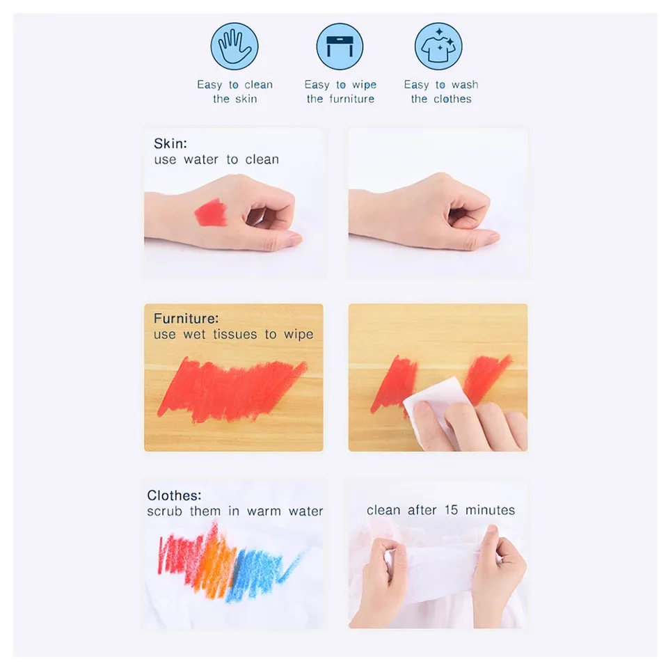 Washable Rotary Crayons - 36 Colours