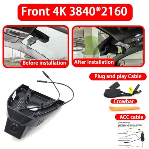 Dash Cam for BYD E3 Sedan - 4K 2160P