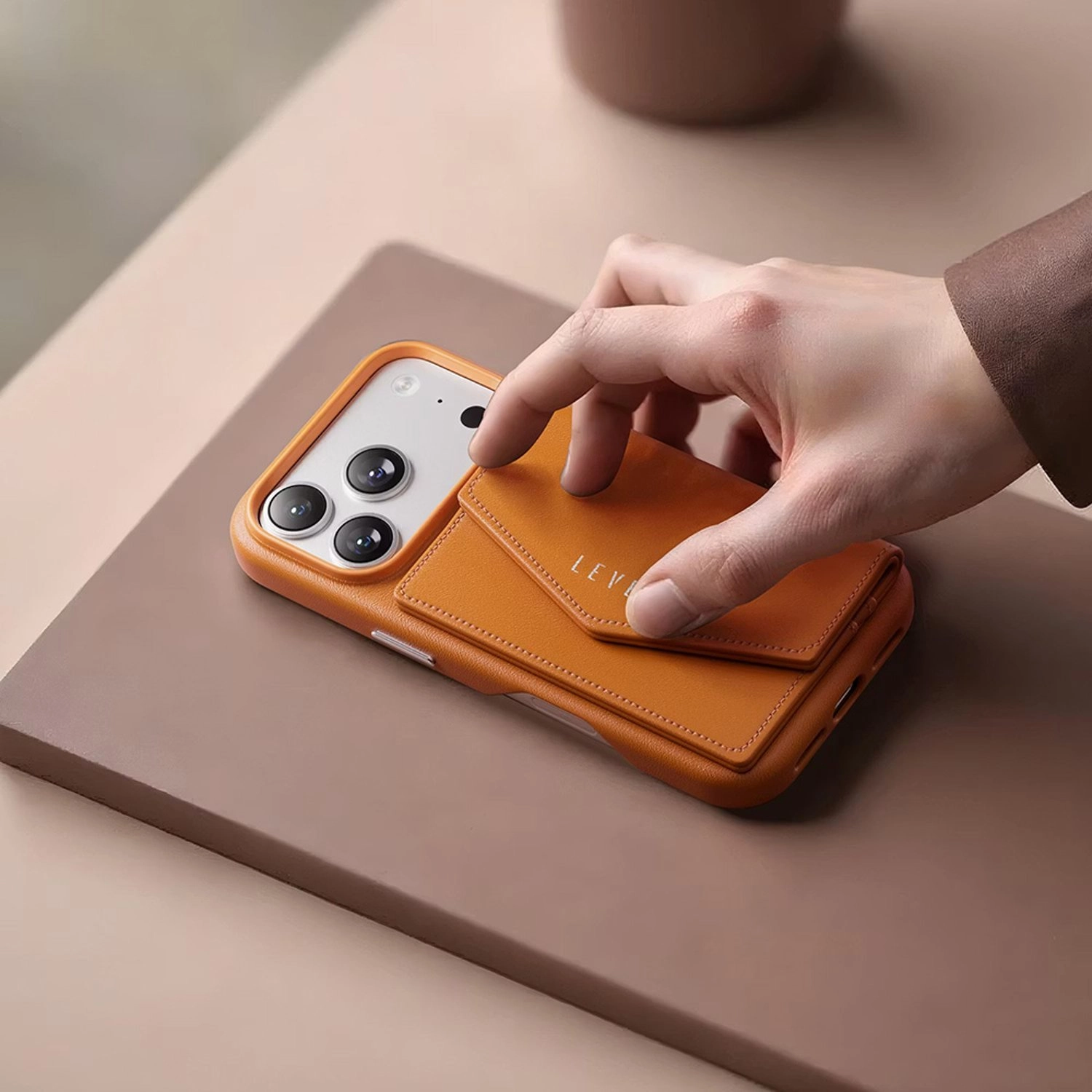 Vertex Wallet Case - PU Leather with MagSafe for iPhone 17 Pro Max