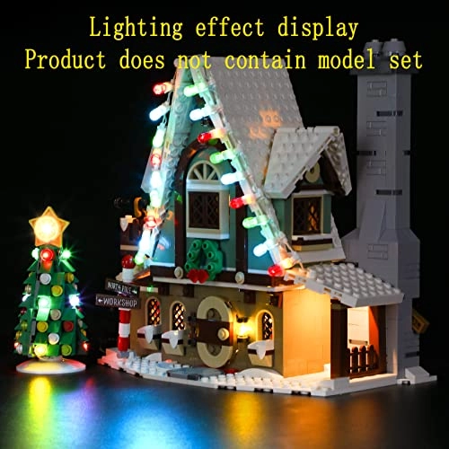 LED Light Kit for LEGO Elf Club House 10275 - Plastic 1 4.5-44V