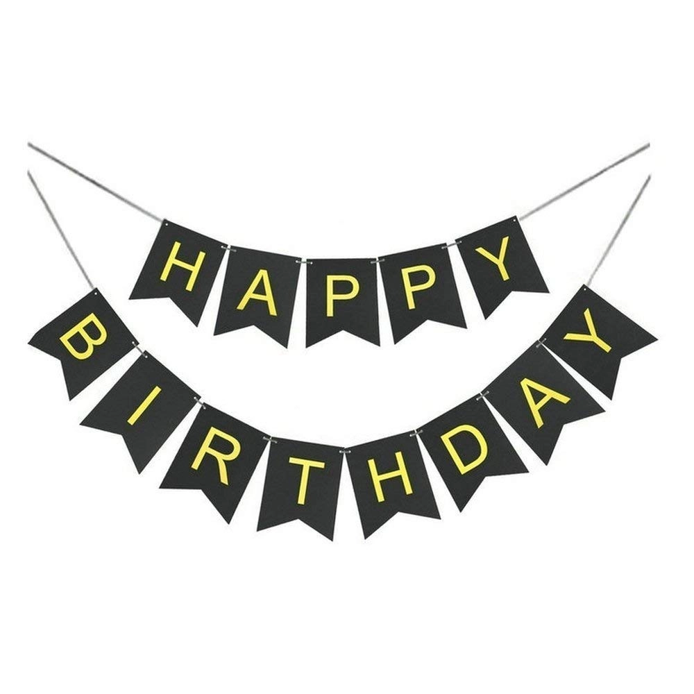 Happy Birthday Banner + Foil Balloon + Latex Balloons - 23-Pieces 30th Birthday