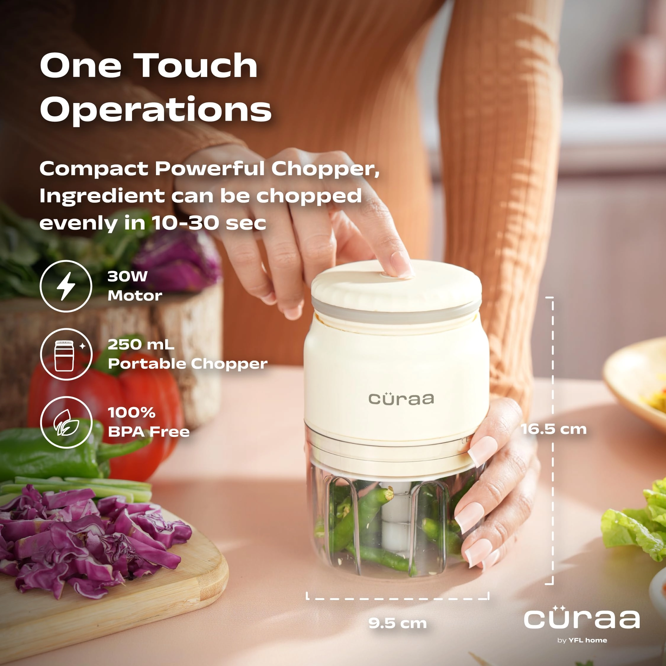 ChopLab Neo - 250 ml Battery Powered