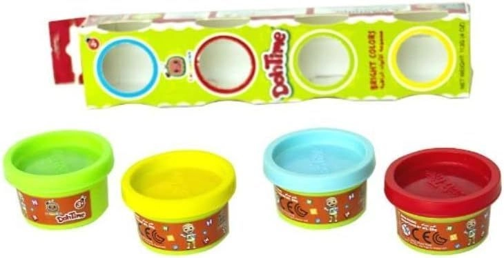 Cocomelon Bright Colors Dough - 3+ years 4 pcs