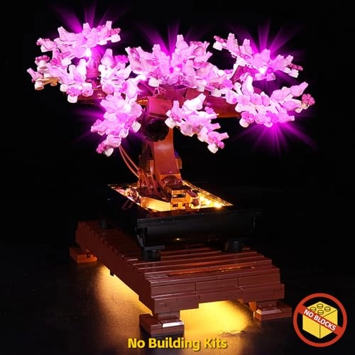 LED Light Set for Lego 10281 Bonsai Tree - pink USB