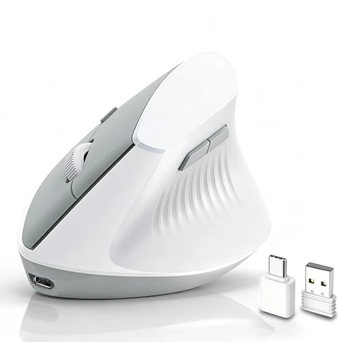Ergonomic Vertical Mouse - Bluetooth USB + TypeC
