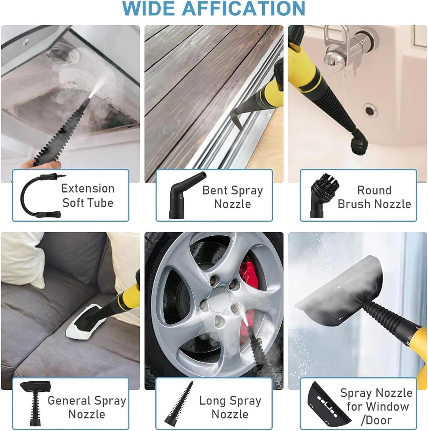 High Temperature Steam Cleaner - 1000W Handheld