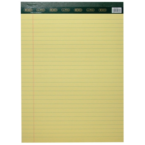 Roco Standard Writing Pad A5 Hardcover - Lined 80 Pages