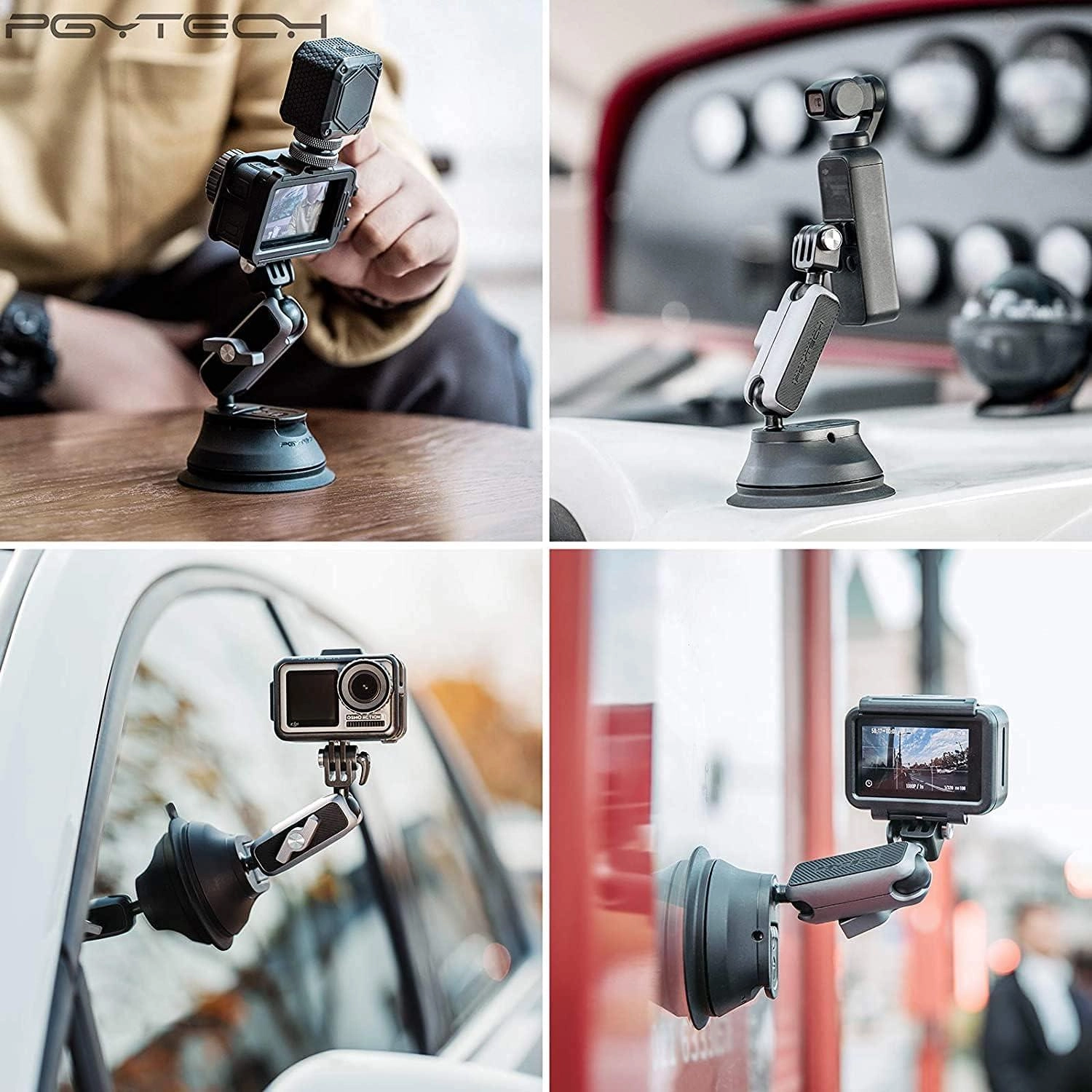 Suction Cup Mount - 1.5kg Aluminum Alloy