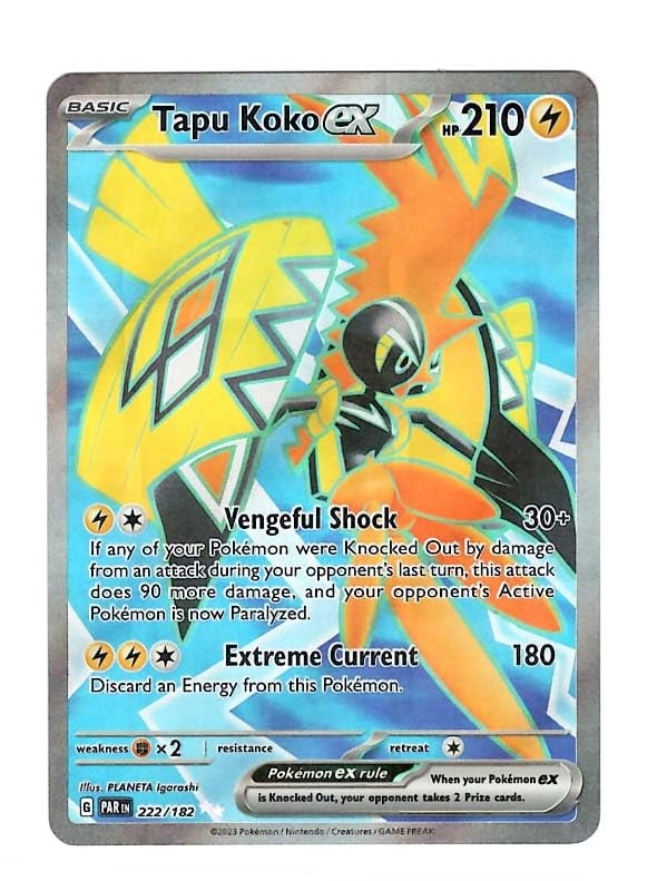 Pokémon Tapu Koko ex 222/182