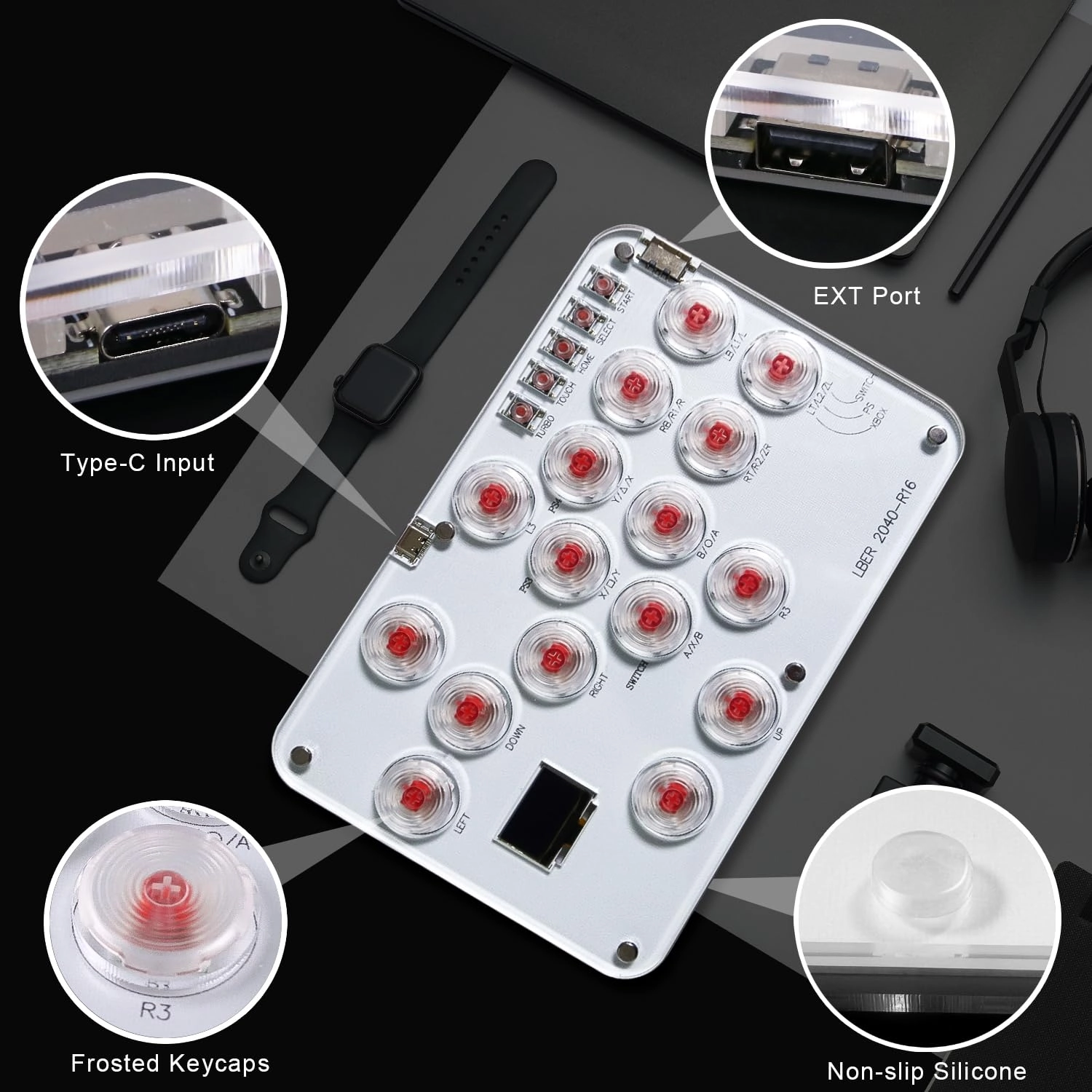 LBER2040-R16 - White PC/PS3/PS4/Steam/Switch