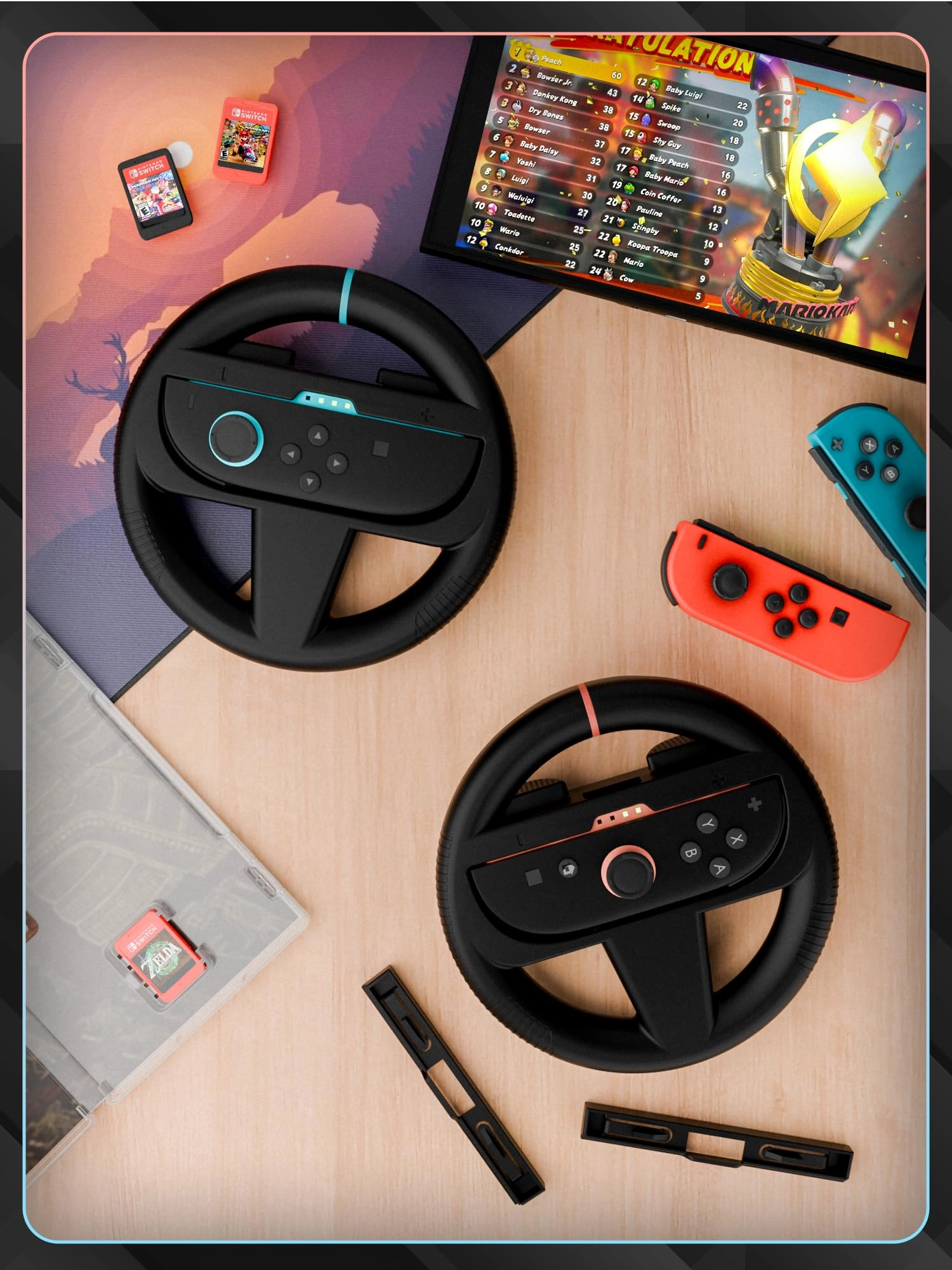 Steering Wheels - Nintendo Switch 2 Twin Pack