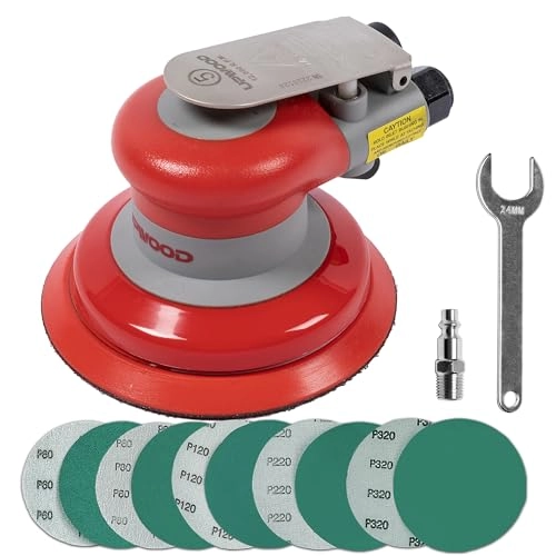 UPWOOD Pneumatic random orbital sander - 5inch 12000 RPM