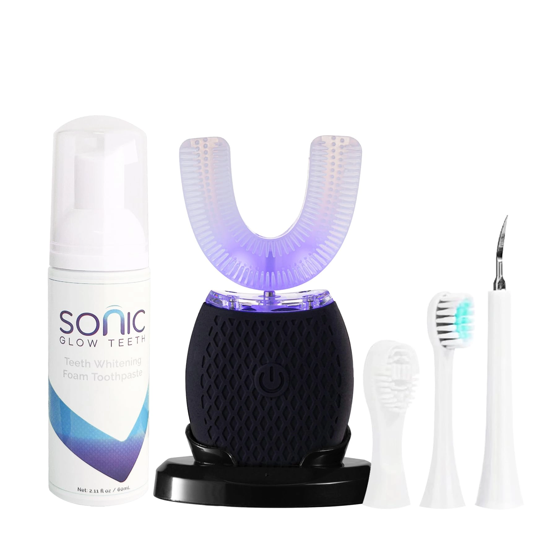 Ultrasonic Toothbrush - 30s Cleaning Wireless Charging