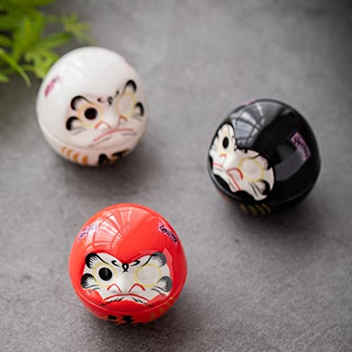 Daruma Doll - Japanese Red Porcelain