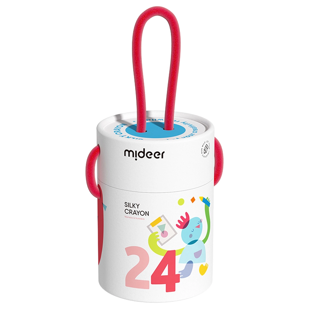 MIDEER Rotary Washable Crayons - 24pcs