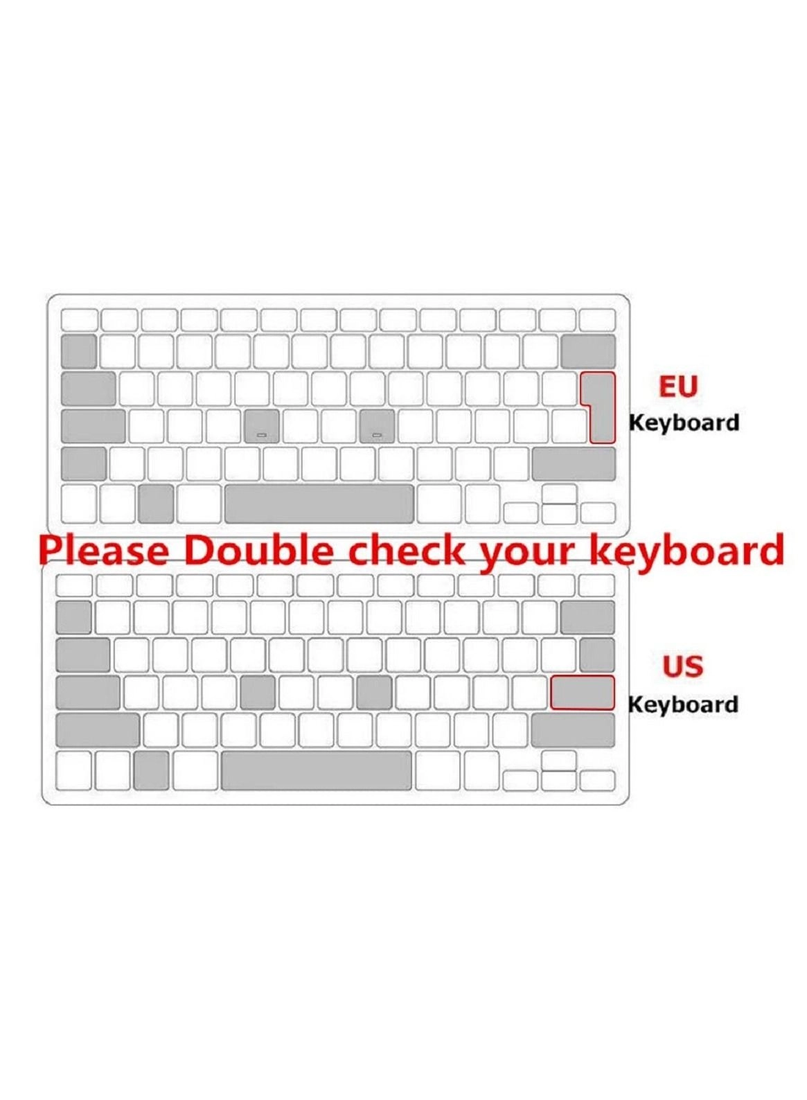 Keyboard Cover - UK Layout Arabic/English